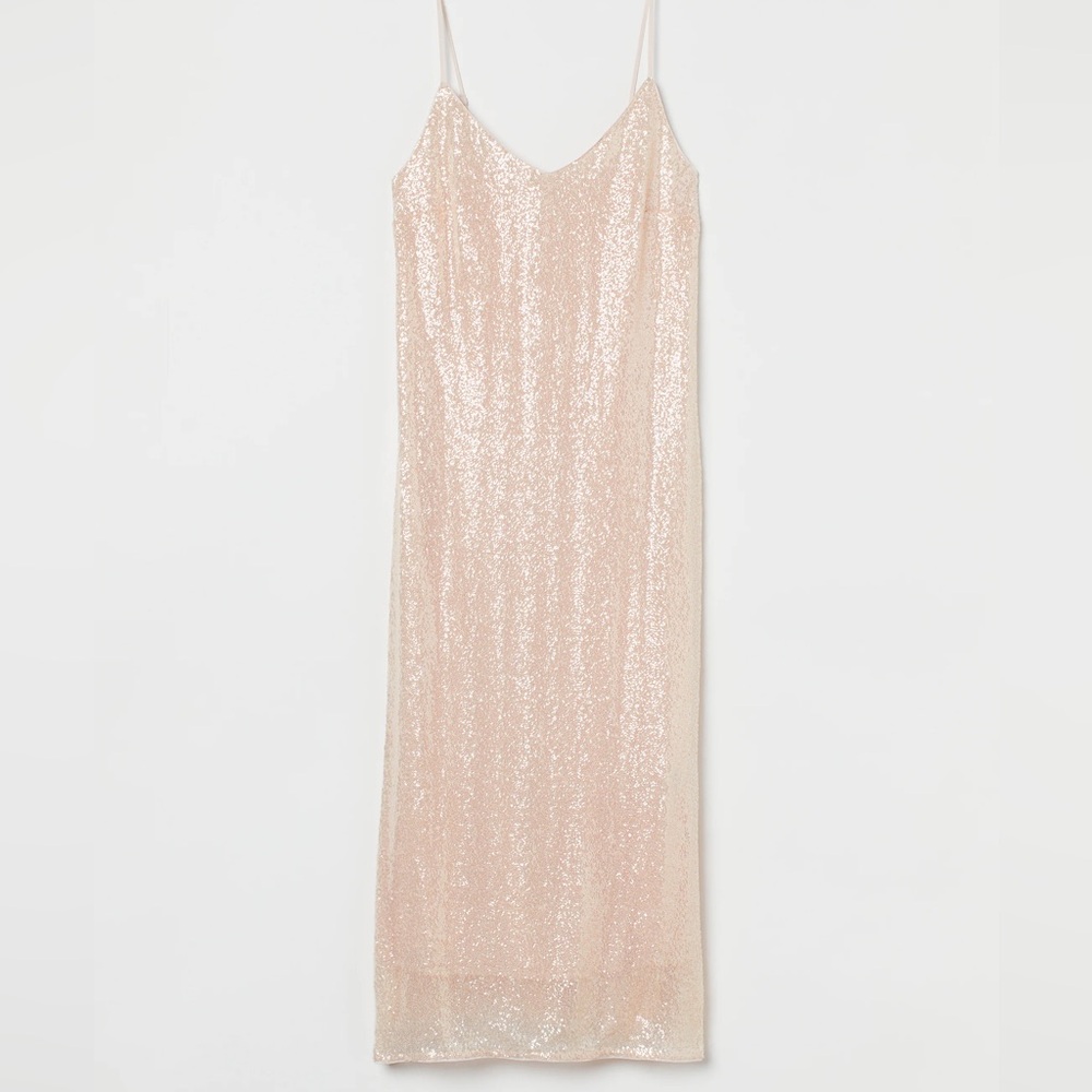 ✨NWT✨ H&M sequined midi dress